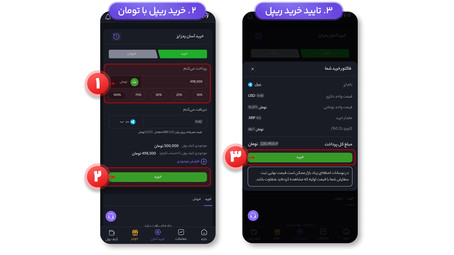 خرید ریپل در OTC - صرافی ورسلند